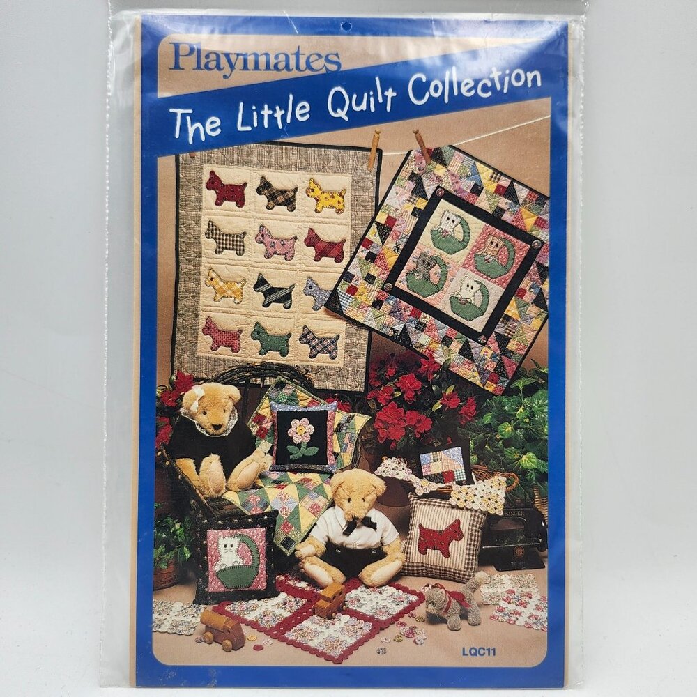 Little Quilts Playmates Pattern Instructions Quilting Dolls Sewing LQC11 1994